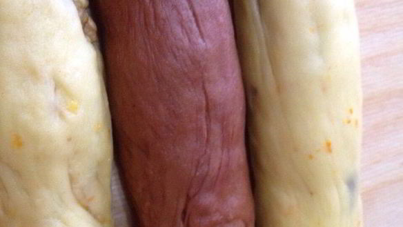 ШАГ 7. шоколадно-апельсиновый хлеб