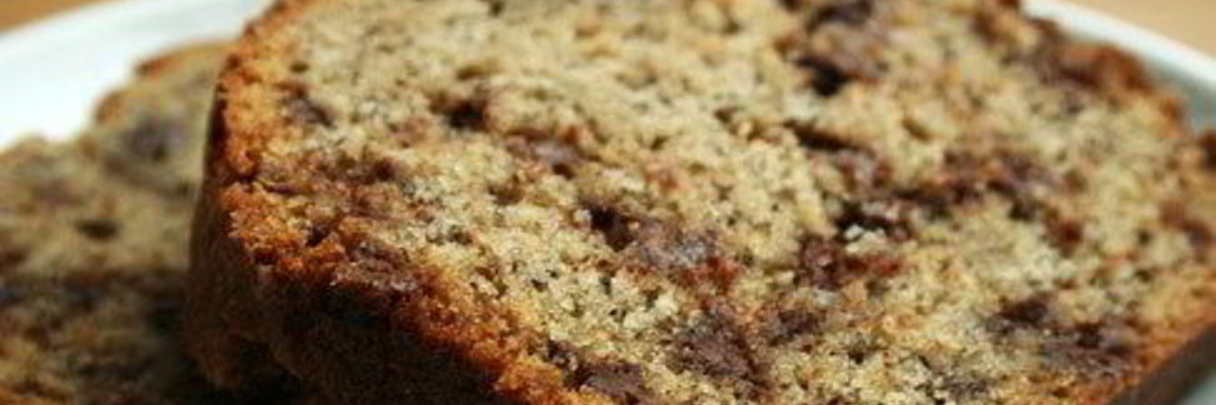 Шоколадно-банановый хлеб