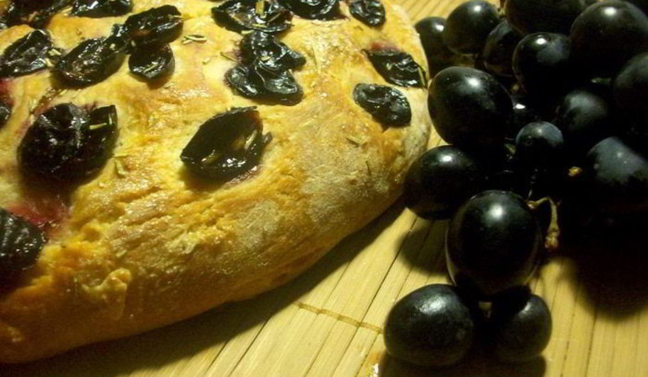 Рецепт тосканский хлеб с виноградом