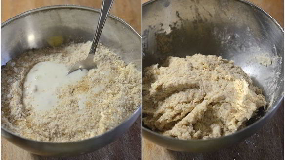 ШАГ 3. цельнозерновые мини-сконы с овсяными хлопьями