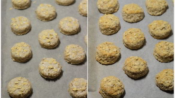 ШАГ 4. цельнозерновые мини-сконы с овсяными хлопьями