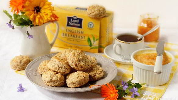 ШАГ 5. цельнозерновые мини-сконы с овсяными хлопьями