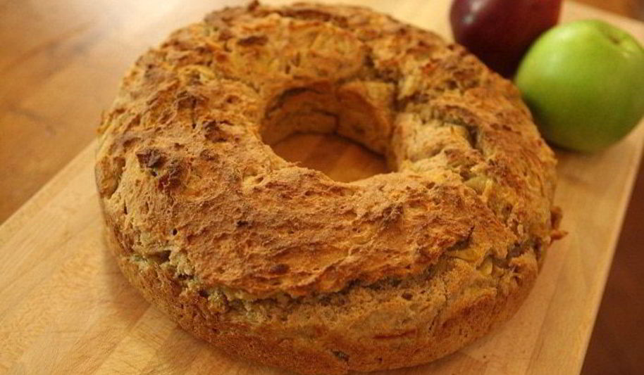 Рецепт яблочный хлеб