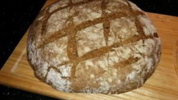 ШАГ 8. заварной бездрожжевой хлеб