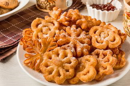 Хворост на формочках