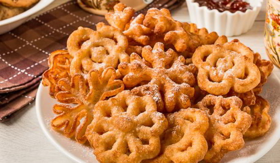 Рецепт хворост на формочках