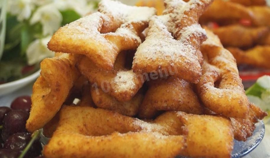 Рецепт хворост на кефире с творогом