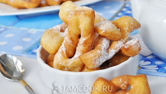 ШАГ 11. хворост на кефире