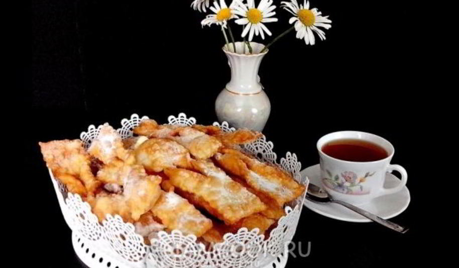 Рецепт хворост на желтках