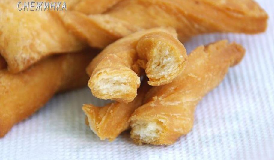 Рецепт хворост слоистый, постный