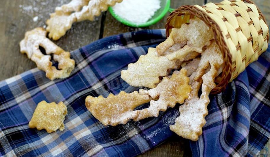 Рецепт хворост тонкий хрустящий на кефире