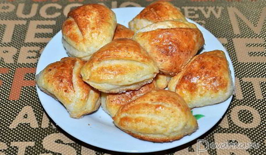 Рецепт конвертики из творожного теста