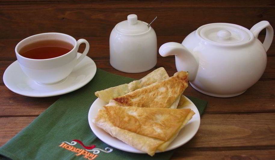 Рецепт конвертики с сыром и зеленью