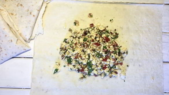 ШАГ 4. конвертики с творожной начинкой