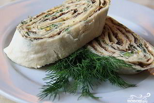 Лаваш с грибами