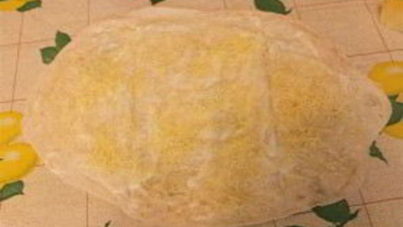 ШАГ 2. лаваш с грибами