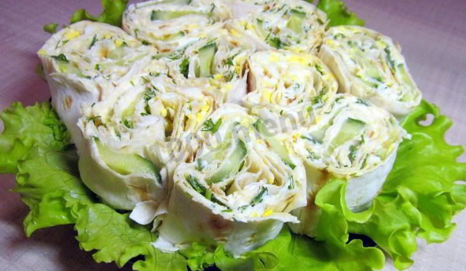 Рецепт лаваш с плавленым сыром