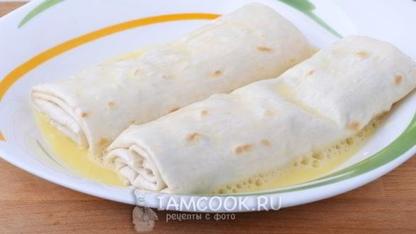 ШАГ 10. лаваш с сыром на сковороде