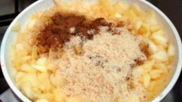 ШАГ 2. лаваш с яблоками