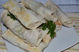 Рулетики из лаваша