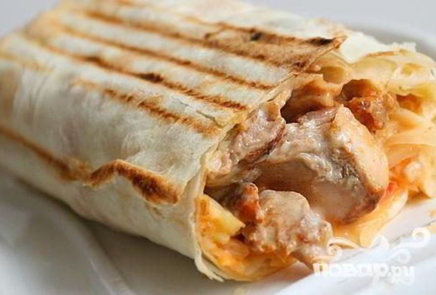 Рыба, запеченная в лаваше