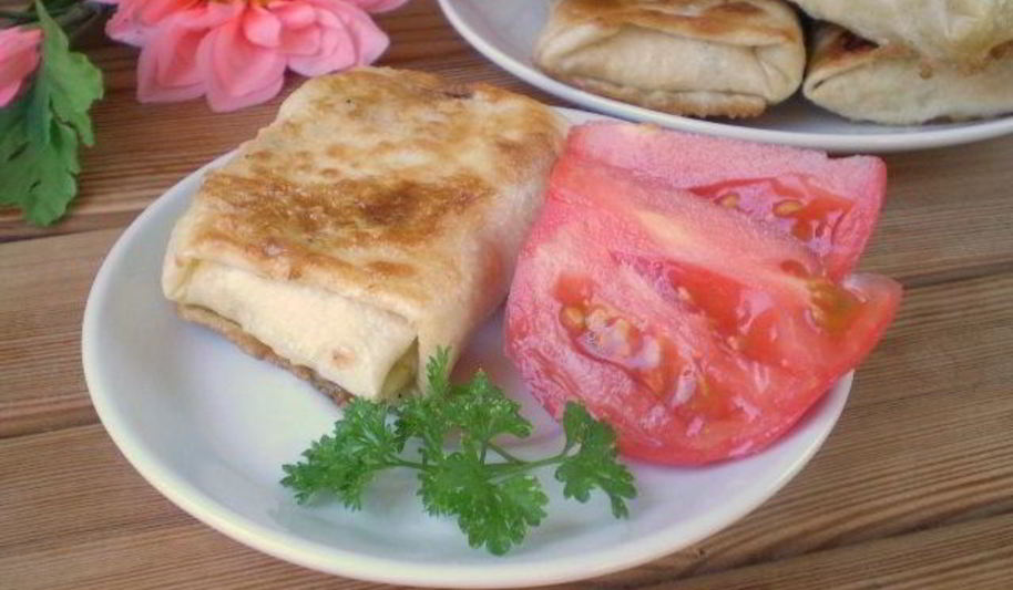 Рецепт жареный лаваш с начинкой