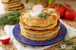 Бхатури индийские лепешки