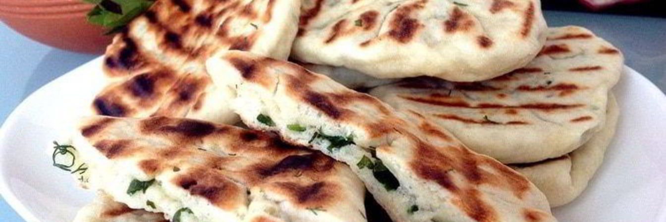 Быстрые лепешки с зеленью