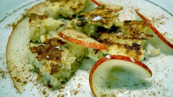 ШАГ 4. десерт рисовая лепешка