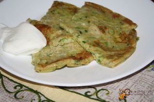 Диетическая кабачковая лепешка