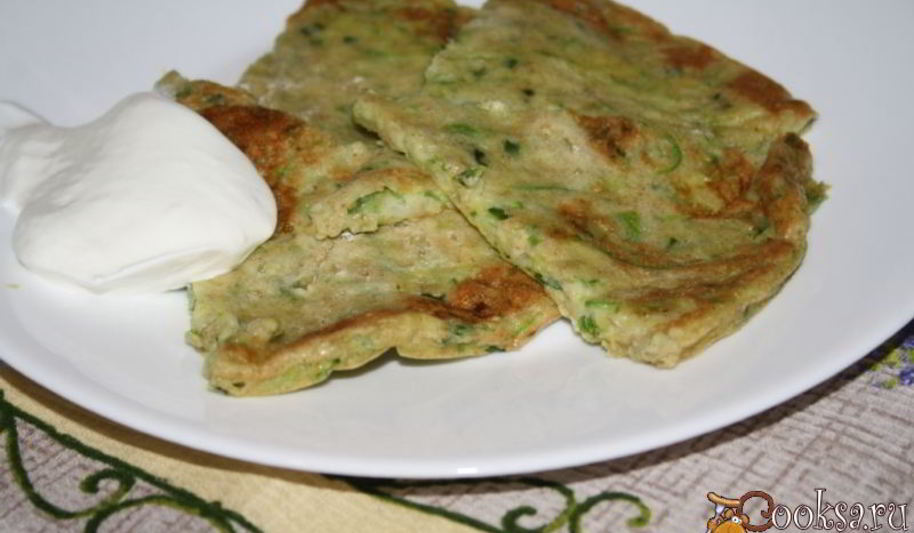 Рецепт диетическая кабачковая лепешка
