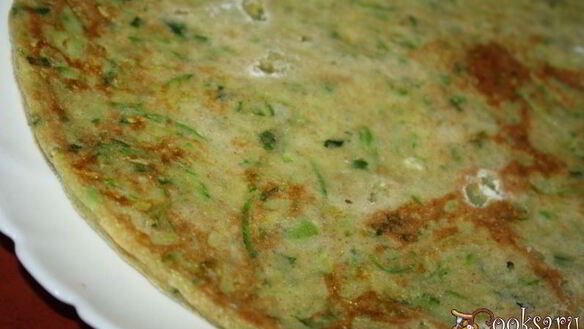 ШАГ 6. диетическая кабачковая лепешка