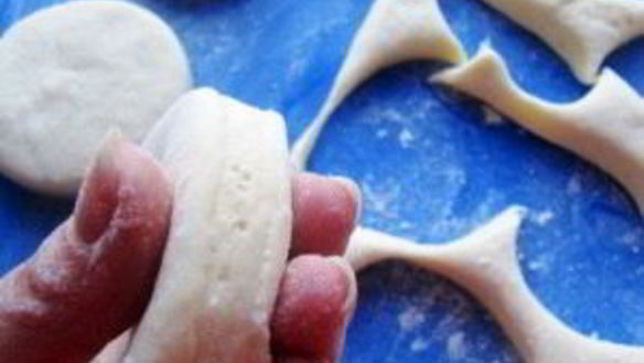 ШАГ 4. диетические лепешки с творогом