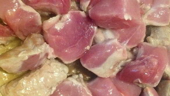 ШАГ 6. фасоль с овощами и мясом на пшеничной лепешке