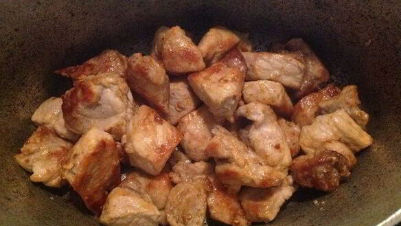 ШАГ 7. фасоль с овощами и мясом на пшеничной лепешке