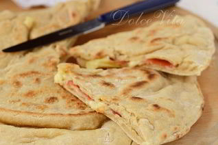 Фокачча на сковороде с любыми начинками