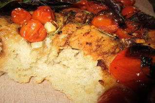 Фокачча с бальзамическими помидорами