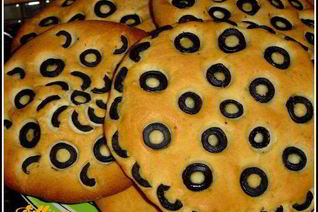 Фокачча с маслинами