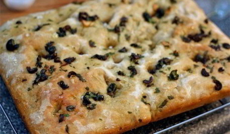 Рецепт фокачча с оливками