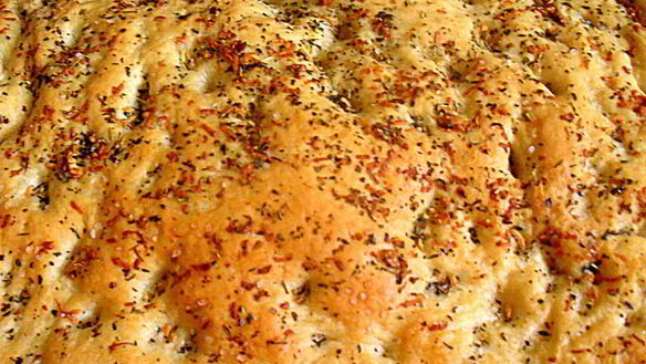 ШАГ 7. фокачча с розмарином и чесноком