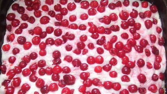 ШАГ 3. фокачча с вишней xxl