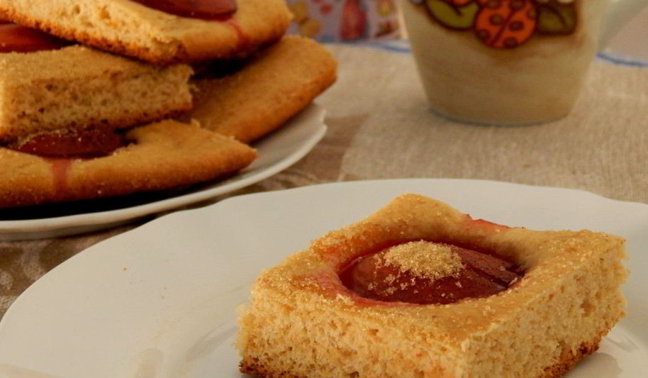 Рецепт фокачча со сливами