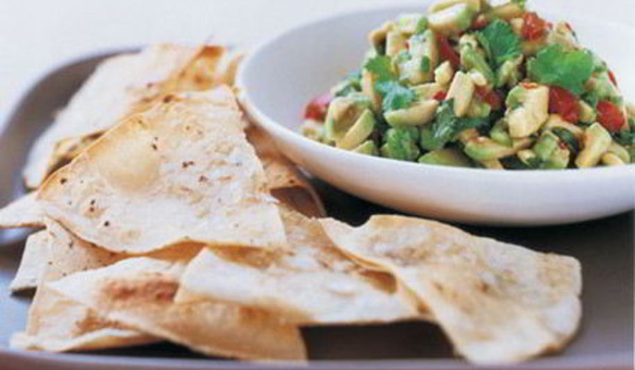 Рецепт гуакамоле с кукурузными лепешками