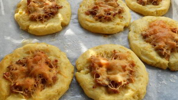 ШАГ 6. картофельные лепешки с куриным фаршем и сыром