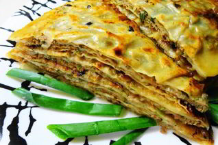 Китайские лепешки с мясом