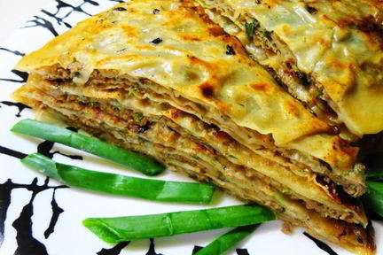 Китайские лепешки с мясом