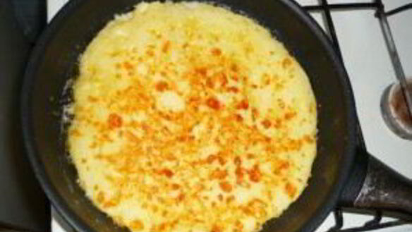 ШАГ 3. лепешка из сулугуни жареная