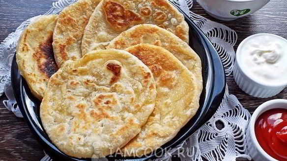 ШАГ 12. лепешки без дрожжей на сковороде