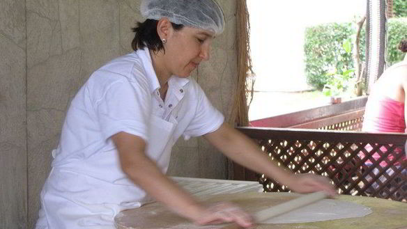 ШАГ 13. лепешки гезлеме с мясом и картошкой