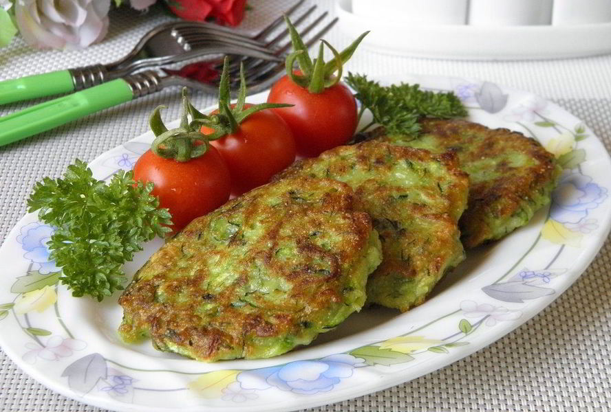 Лепешки из кабачков